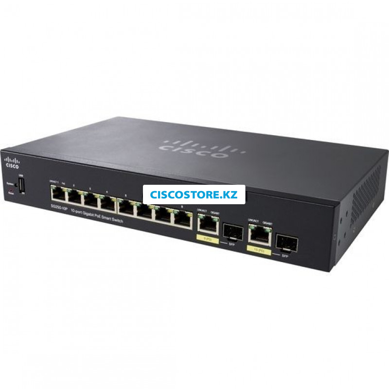 Cisco SG350-10P-K9-EU коммутато...